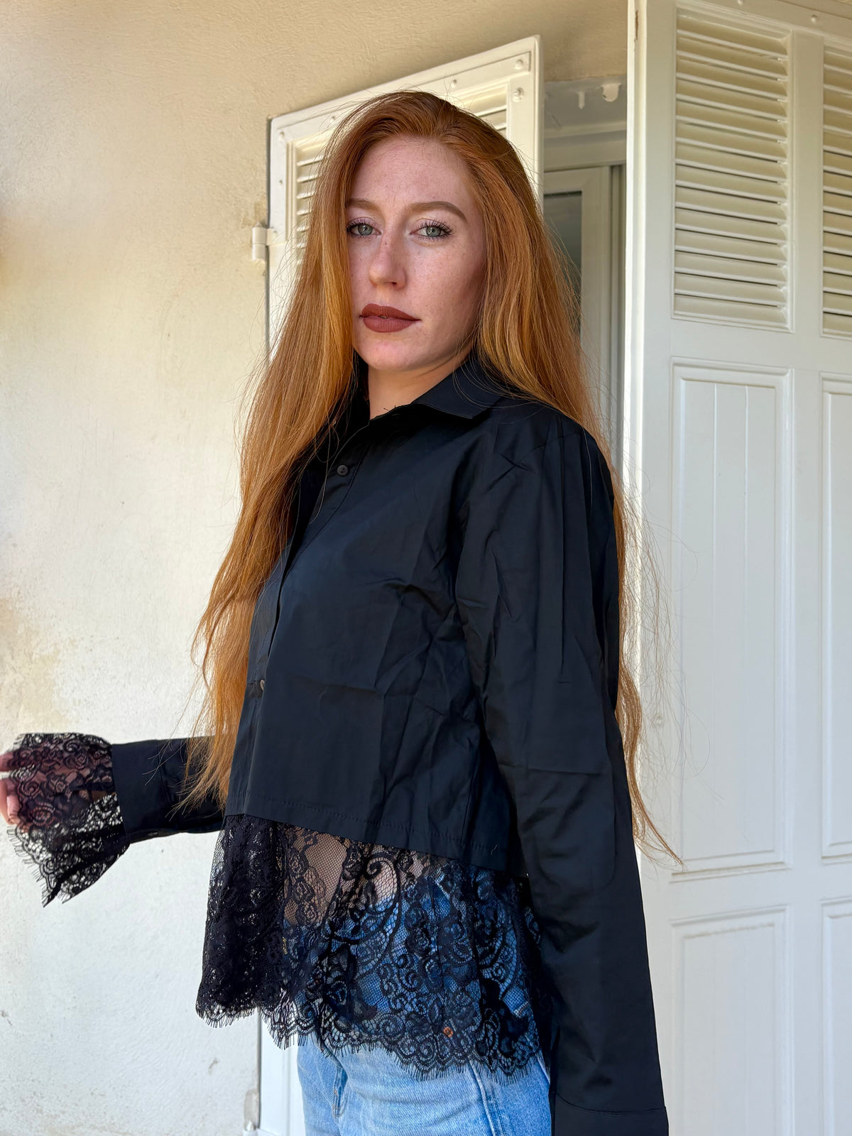 Chemise dentelle « Victoria »